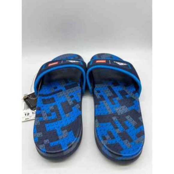 Adidas Adilette Comfort X Lego Slides Navy Blue Rush GW0823 Men’s 8 Women’s 9 - Picture 4 of 4
